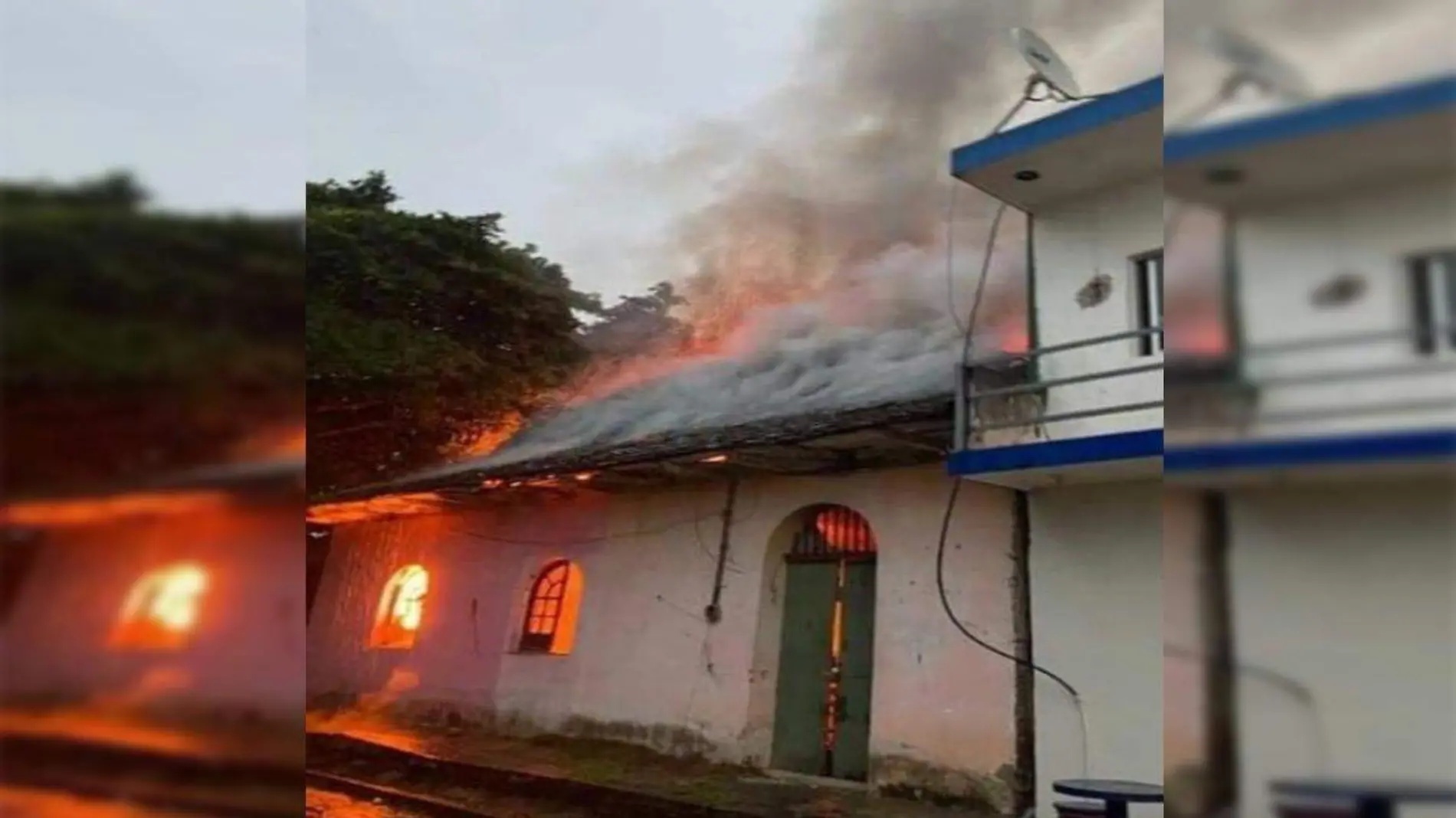 Se incendia vivienda en Nautla